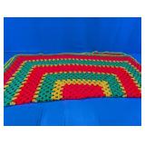 Colorful Crocheted Blanket