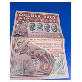 Vintage Gollmar Bros. Circus Poster