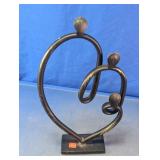 Abstract Metal Family Sculpture