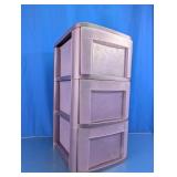 3-Drawer Plastic Storage Organizer