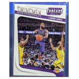 2018 PANINI THREADS LEBRON JAMES SWINGMEN CARD