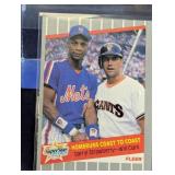 1989 FLEER STRAWBERRY/CLARK CARD