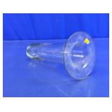 Clear Cylindrical Flared Rim Glass Tube
