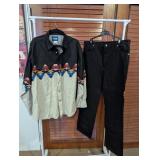Wrangler Western Shirt And Pants Set