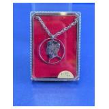 Kennedy Half Dollar Cut Coin Necklace