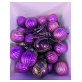 Purple Christmas Ornament & Decoration Assortment
