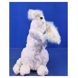White Sisal Faux Fur Easter Bunny Decor