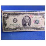 Vintage 1976 Series US Two Dollar Bill