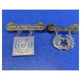 Military Marksmanship & Pistol Expert Badges Lot