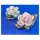 Porcelain Floral Figurine Lot