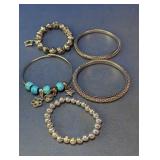 Charm, Bangle & Beaded Bracelet Assortment