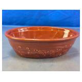 Brown Ceramic Oven Serve Casserole Dish