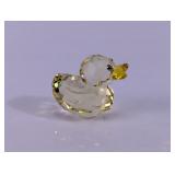 Swarovski Crystal Yellow Duck Figurine w/ Box