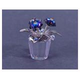 Swarovski Crystal Miniature Flower Figurine