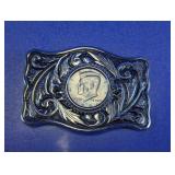 Vintage Kennedy Half Dollar Belt Buckle