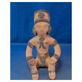 Folk Art Terracotta Clay Figure Display