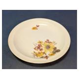Vintage Romanian Floral Ceramic Plate