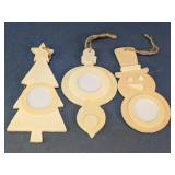 Christmas Wooden Photo Frame Ornaments