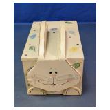 Wooden Bunny Decorative Storage Box
