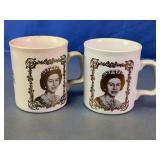QEII Silver Jubilee Mugs