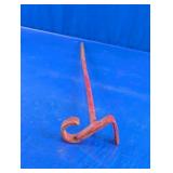 Vintage Red Wrought Iron Branding Iron Tool