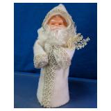 White Santa Claus Christmas Tree Topper
