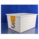 Sterilite 25 Qt Lidded ID Storage Box Bin