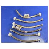 Flexible Braided Toilet Connector Hoses Lot