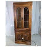 Wooden Corner Display Cabinet
