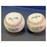 Rawlings R8U Official League Baseball Pair