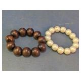 Beaded Stretch Bracelet Pair