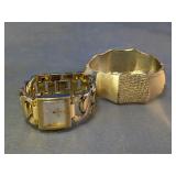 Michael Kors Gold Tone Watch and Bracelet Set