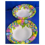 Easter Egg Plastic Serving Bowls Duo