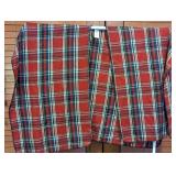 Woolrich Red Plaid Wrap Scarf