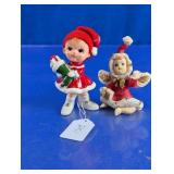 Christmas Girl & Angel Figurines