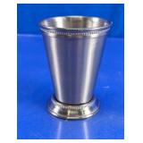 Silver-Toned Metal Footed Cup