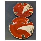 Bavaria Germany Porcelain Ashtrays