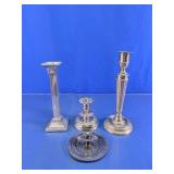 Decorative Metal Candle Holder Set