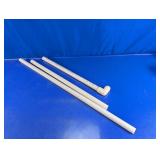 Assorted White PVC Pipes & Fitting Lot
