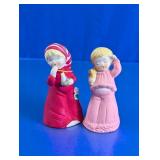 Christmas Girl Figurine Bells