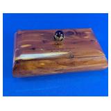 Wooden Keepsake Box with Lift-Off Lid