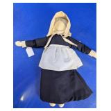 Vintage Handmade Amish Faceless Rag Doll