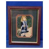 Framed "A Girl with a Watering Can" Print
