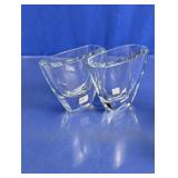 Clear Glass Tall Decorative Vases