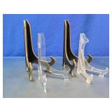 Decorative Plate Display Stands Set