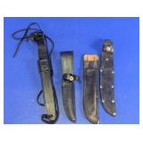 Vintage & Tactical Knife Sheaths Lot