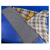 Assorted Plaid & Patterned Scarf Set
