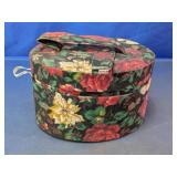 Floral Print Vanity Case With Mirror