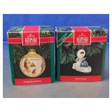 Vintage Hallmark Keepsake Ornaments Duo