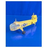 Vintage Hubley Kiddie Metal Helicopter Toy